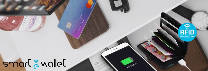 Smart eWallet portefeuille de sécurité pour cartes de crédit