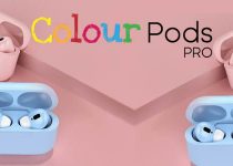 Colour Pods Pro colored wireless headphones