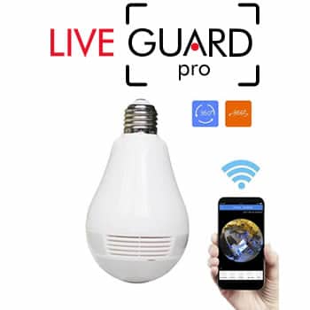 buy LiveGuard Pro spy camera hidden in bulb reviews and opinions