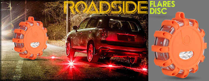 Roadside Flares Disc les nouvelles lumieres de secours V16 help flash light avis prix et opinions