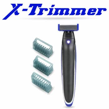 X-Trimmer the new electric razor type OneBlade led without irritation