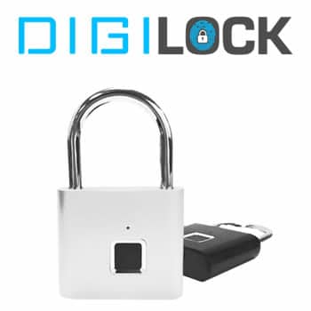 buy fingerprint padlock Digilock reviews and opinions