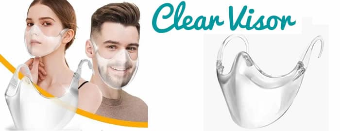 Clear Visor transparent mask reusable reviews and opinions