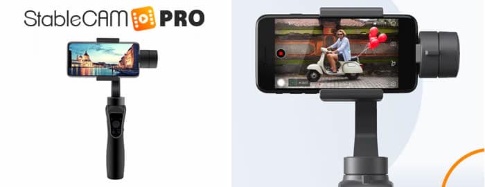 Stablecam Pro support for photos and video reviews and opinions