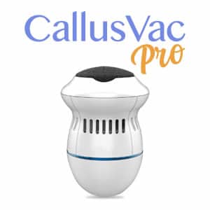 Pedicure apparatus at home Callus Vac Pro