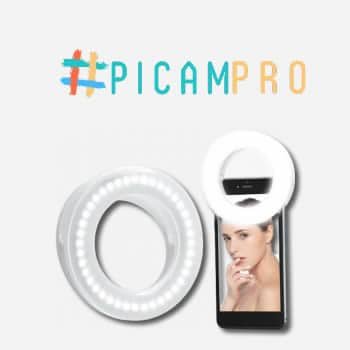 luz de anel para selfie Picam Pro