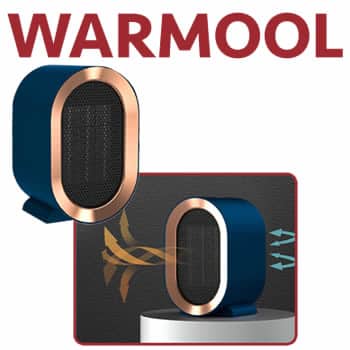 aquecedor energeticamente eficiente Warmool, comentários e opiniões