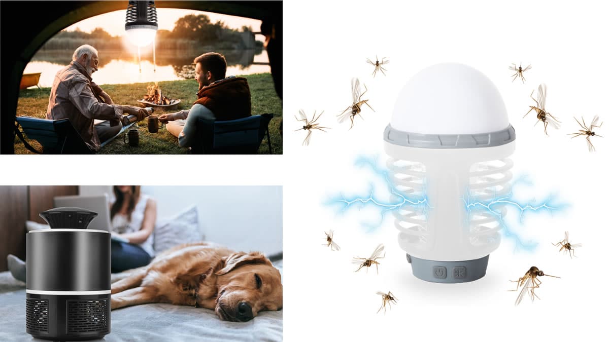 mejores trampas LED para mosquitos