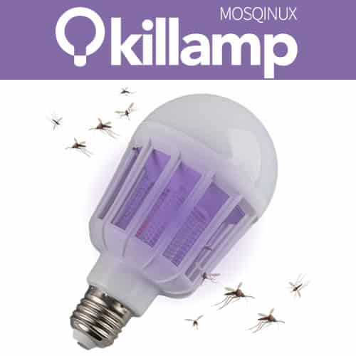 Mosqinux Killamp, bombilla matamoscas y mosquitos