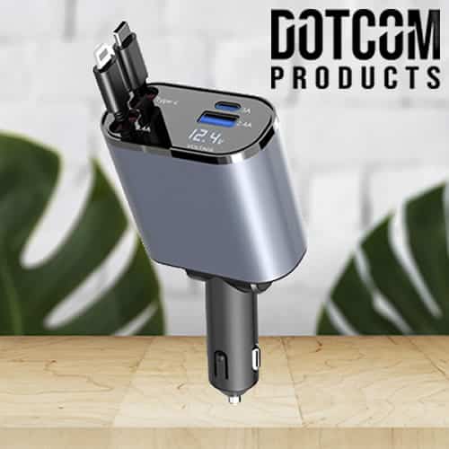 DotCom Retractable Car Charger review and opinions
