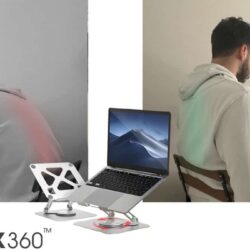 Qinux Gyrotex 360, I present to you the ergonomic laptop stand