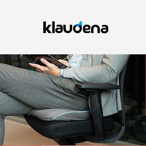 Klaudena in the desk chair