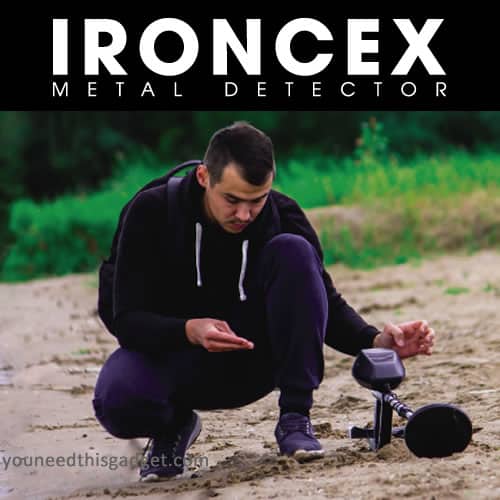 Qinux Ironcex, metal detector in spiaggia