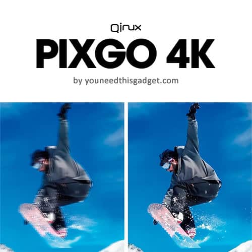 Qinux Pixgo 4K, image stabilizer