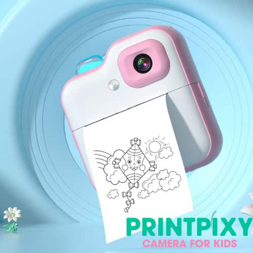 Qinux Printpixy, Kamera mit Fotodruck