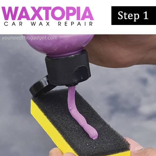 Repair car scratch, step 1