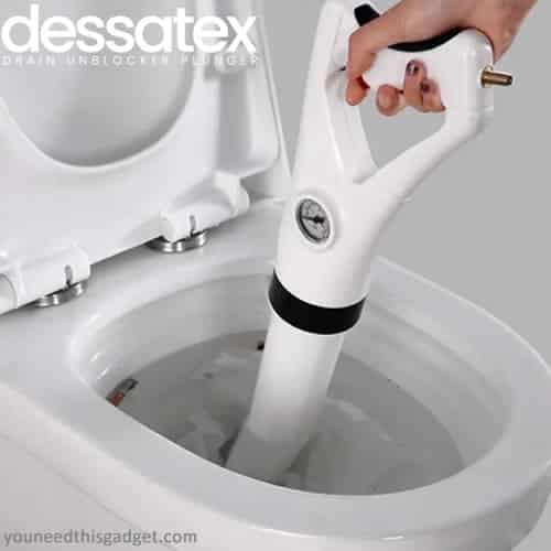 Qinux Dessatex, unclogs the toilet